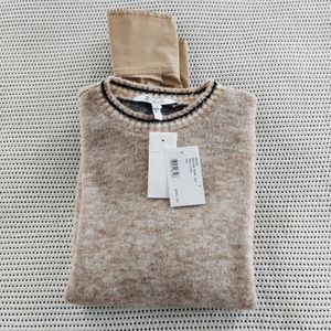 Derek Lam Milton Mixed Media Sweater